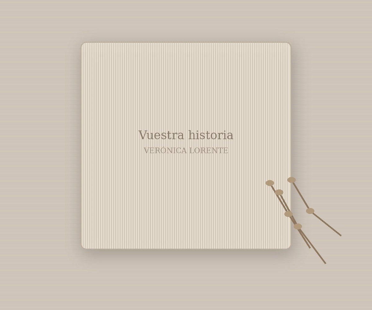 Álbum fotográfico de lino